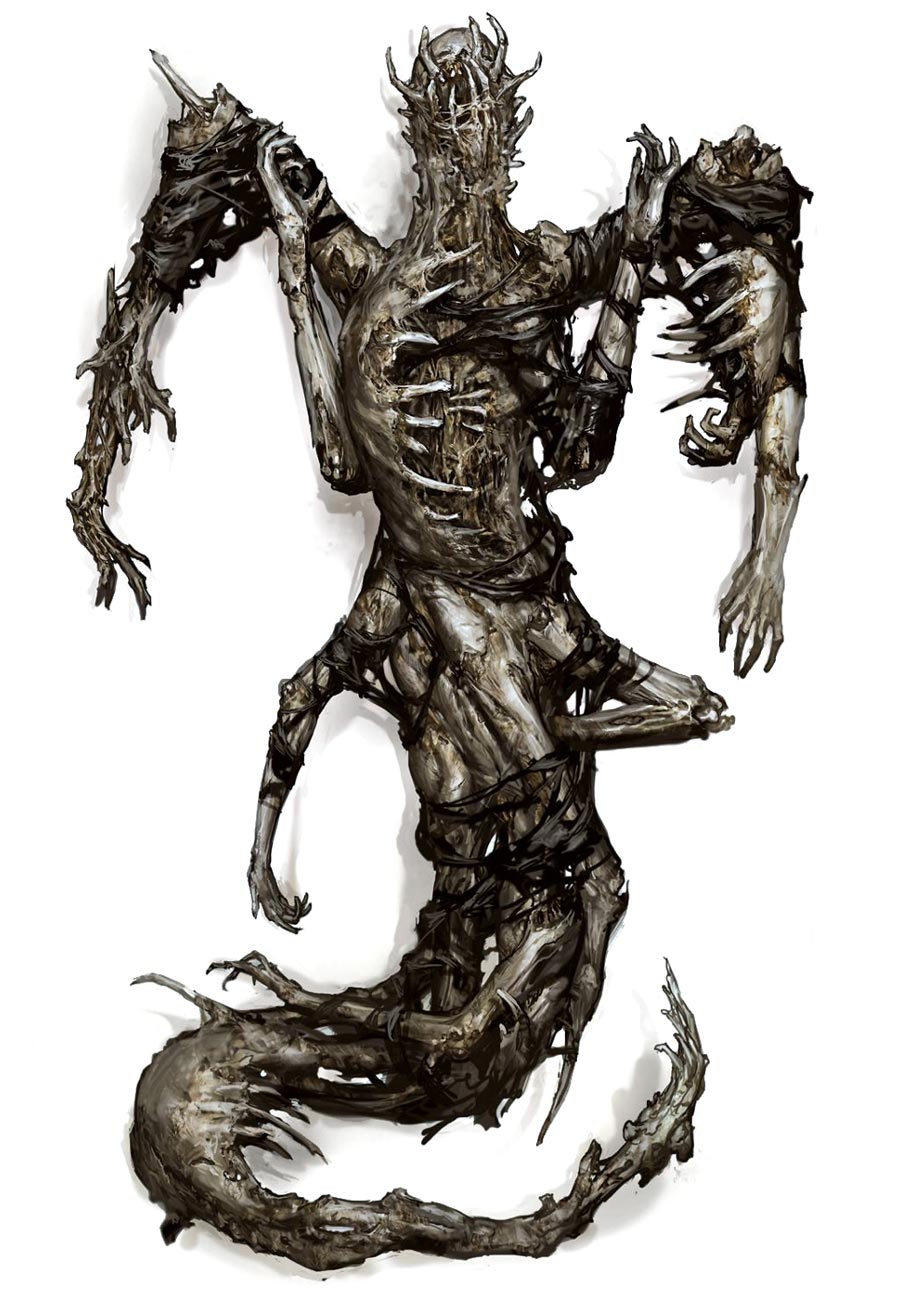 Monster Concept Art from Dead Space 3