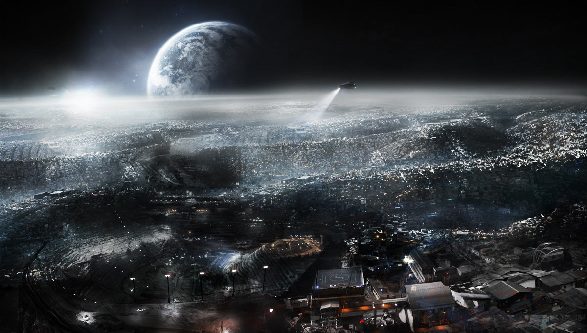Moonscape Art from Dead Space 3