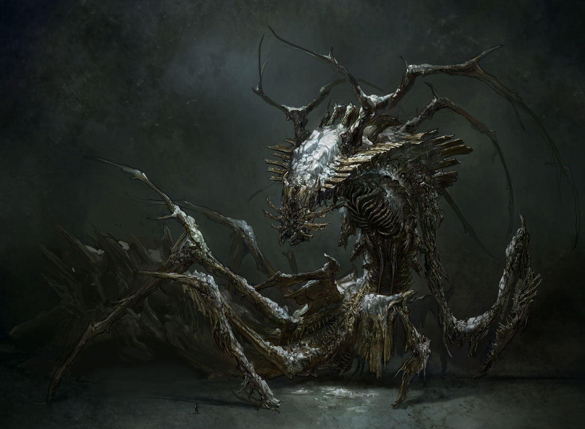 Nexus Beast Concept Art from Dead Space 3