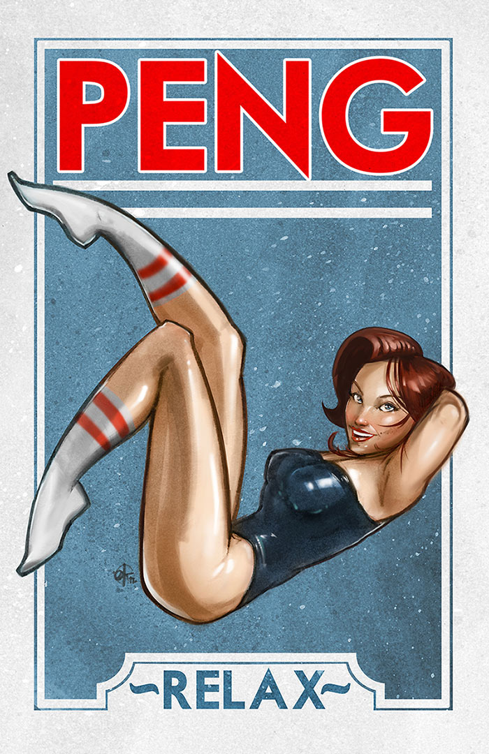 Peng, Relax Poster Art from Dead Space 3