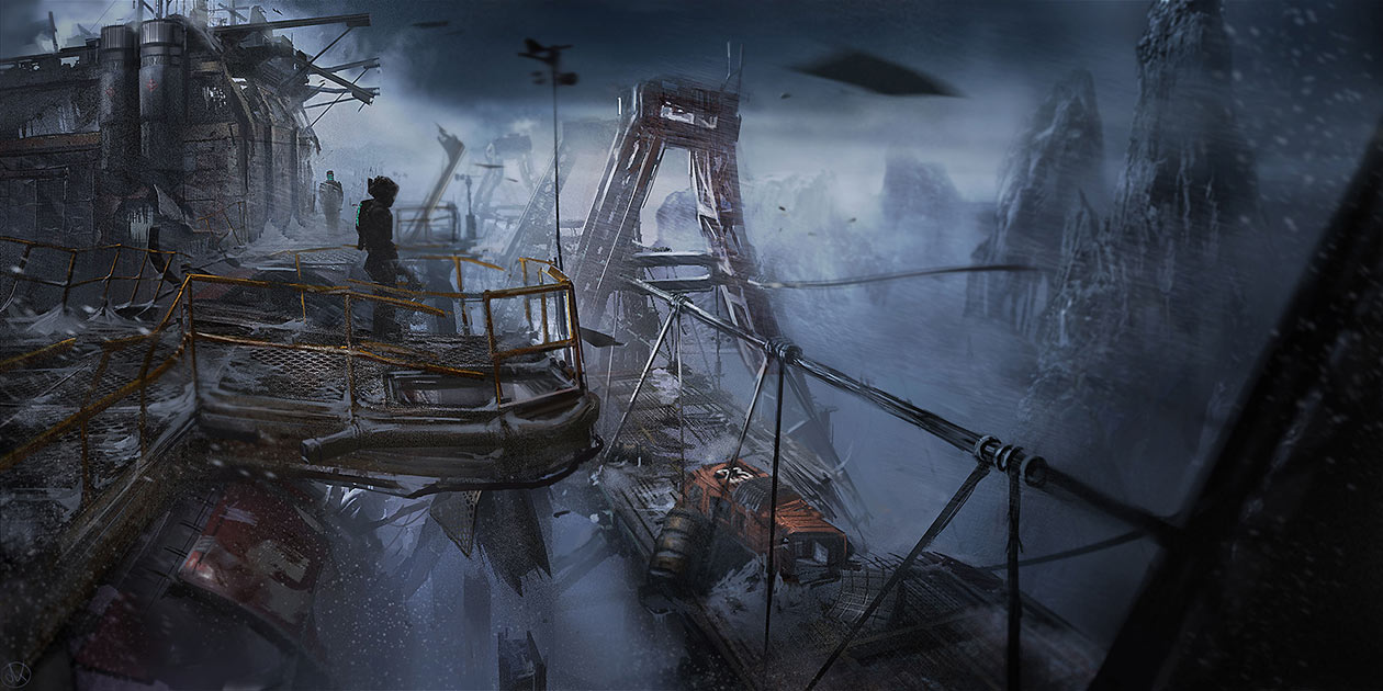 Pipeline High Ground Art from Dead Space 3