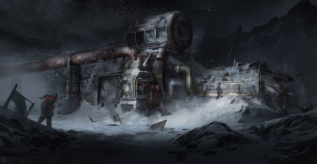 Way Station Back Art from Dead Space 3