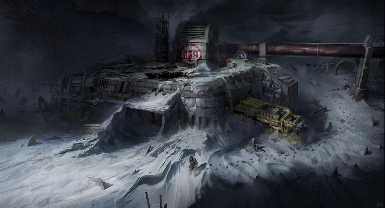 Way Station Art from Dead Space 3