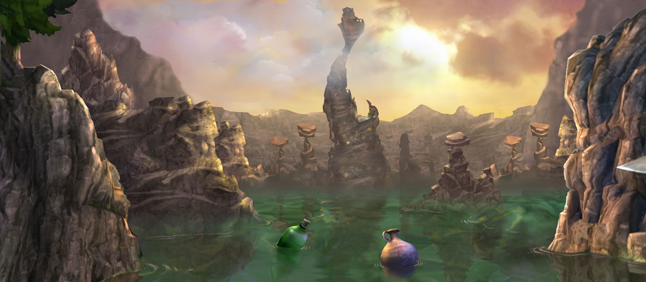 Disney Gulch Stream Art from Epic Mickey 2: The Power of Two