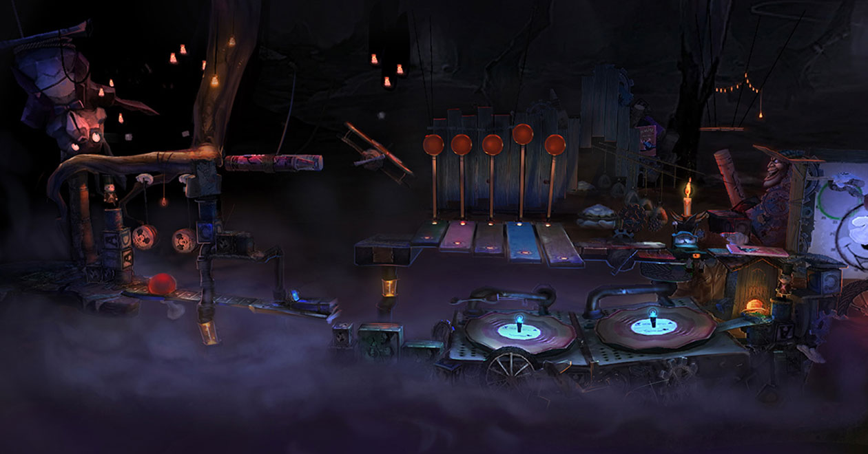 Environment Concept Art from Epic Mickey 2: The Power of Two