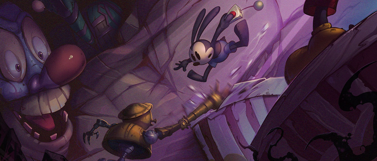 Fighting Tik-Tok Basher Art from Epic Mickey 2: The Power of Two