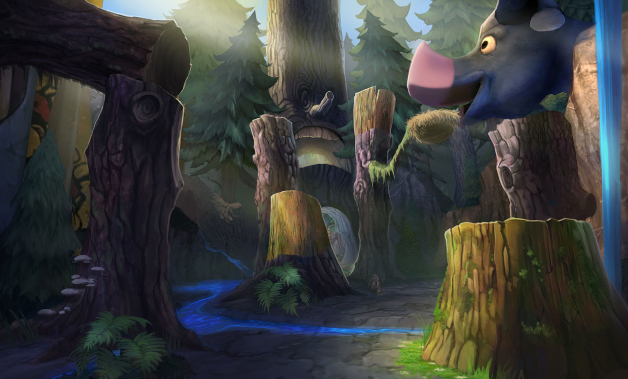 Fort, Forest Art from Epic Mickey 2: The Power of Two