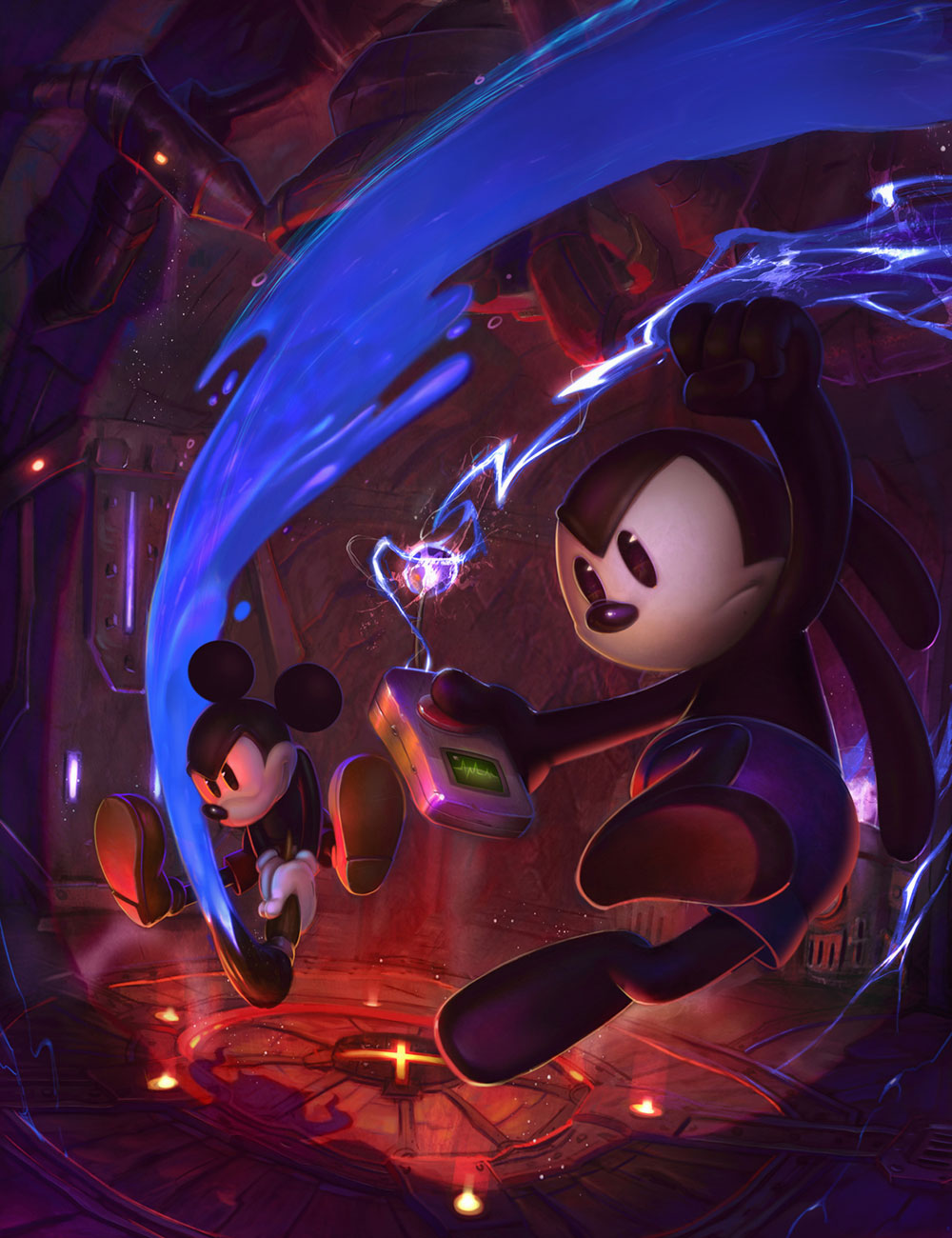Mickey & Oswald Promo Art from Epic Mickey 2: The Power of Two