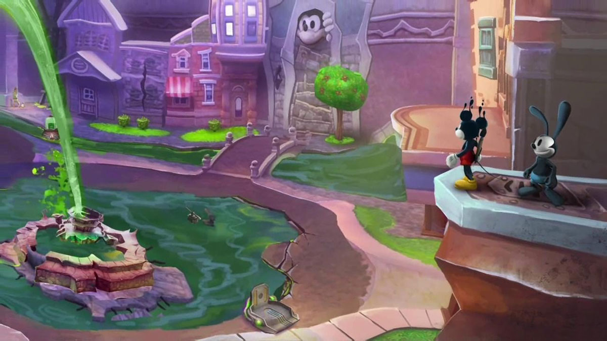 OsTown Art from Epic Mickey 2: The Power of Two