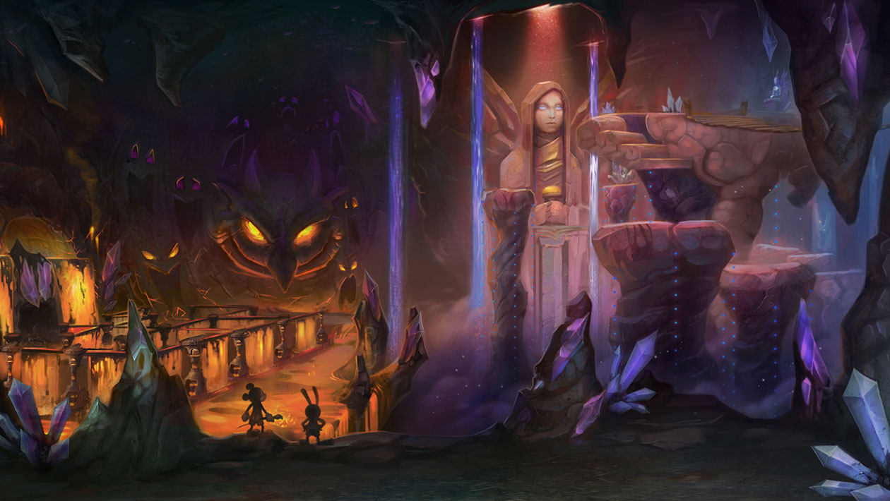 Room Mood Concept Art from Epic Mickey 2: The Power of Two