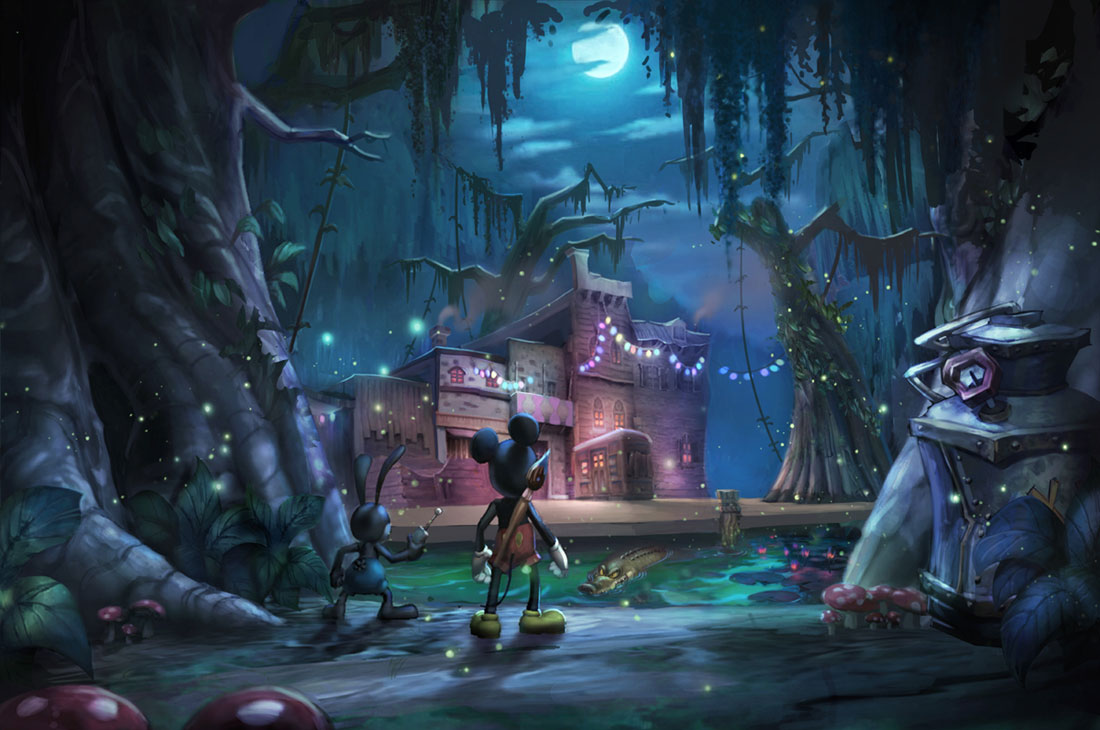 Shanty Town Art from Epic Mickey 2: The Power of Two
