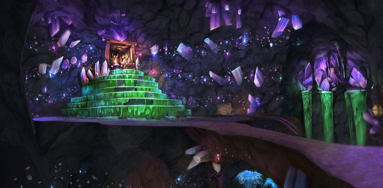 Waterfall Lighting Art from Epic Mickey 2: The Power of Two
