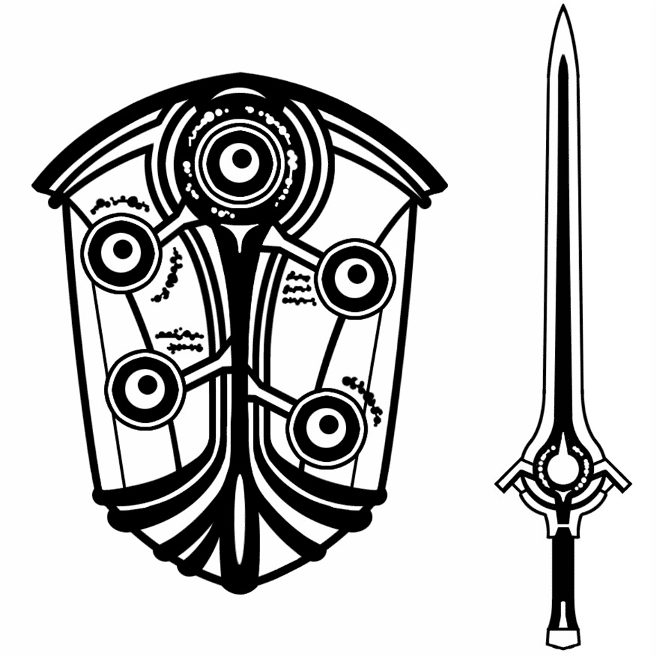 Fire Emblem & Falchion Art from Fire Emblem: Awakening