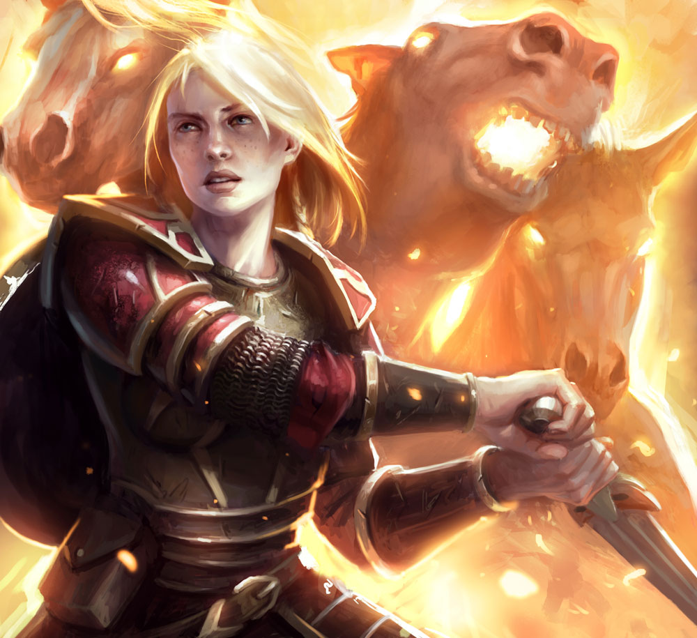 Eowyn Art from Guardians of Middle-earth