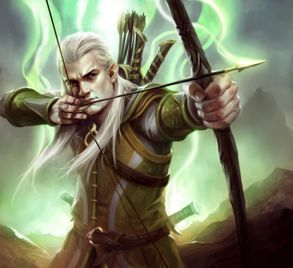 Legolas Art from Guardians of Middle-earth