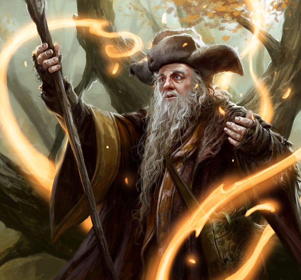Radagast Art from Guardians of Middle-earth