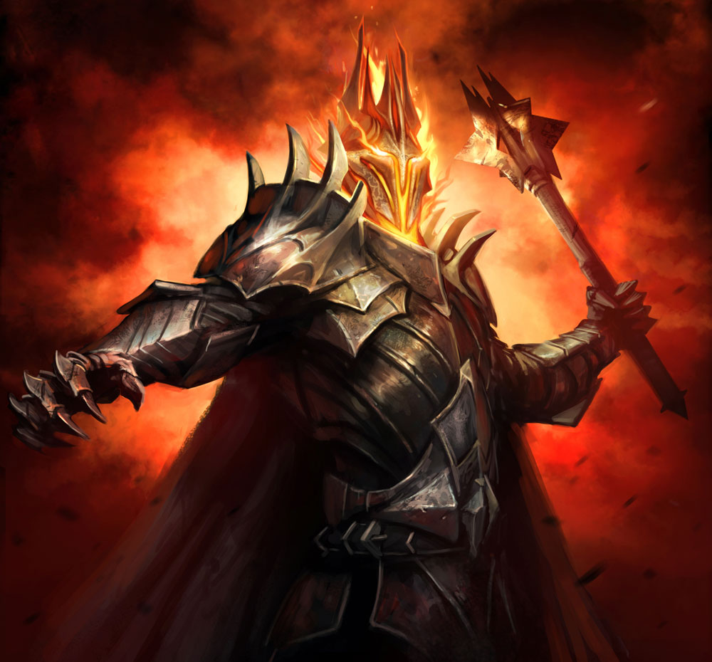 Sauron Art from Guardians of Middle-earth