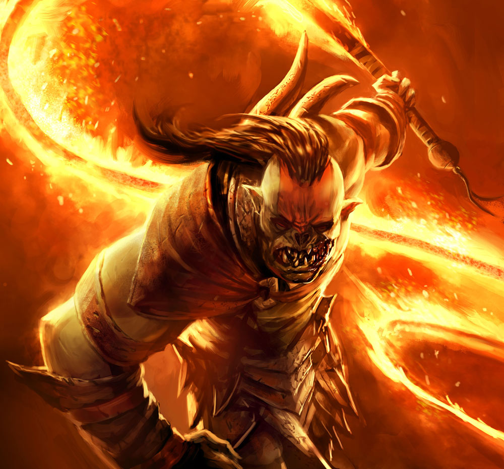 Ugluk Art from Guardians of Middle-earth