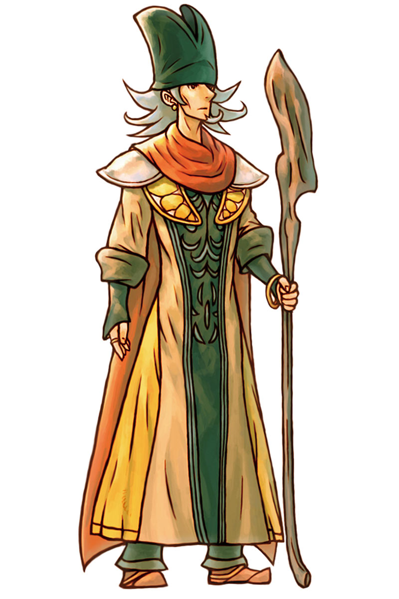 Belgar Art from Heroes of Mana