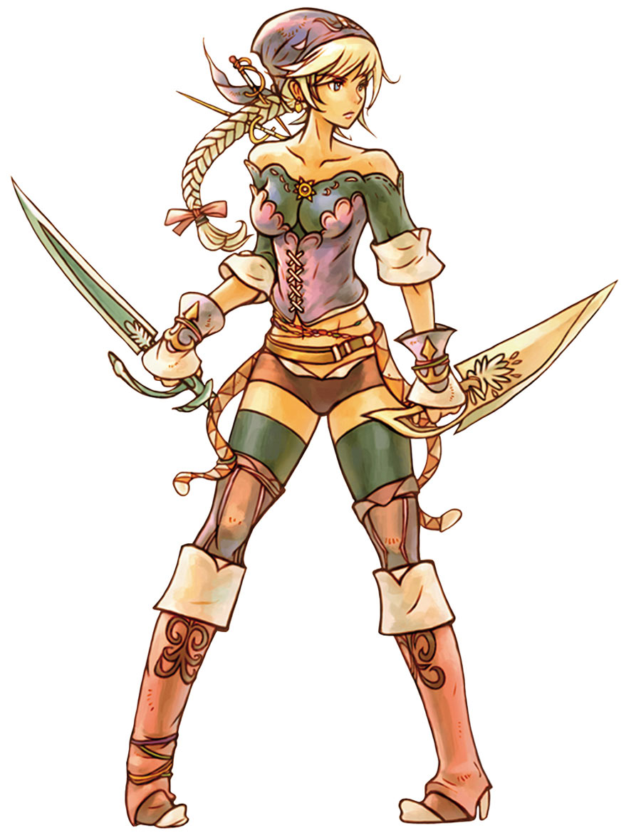 Gemiere Art from Heroes of Mana