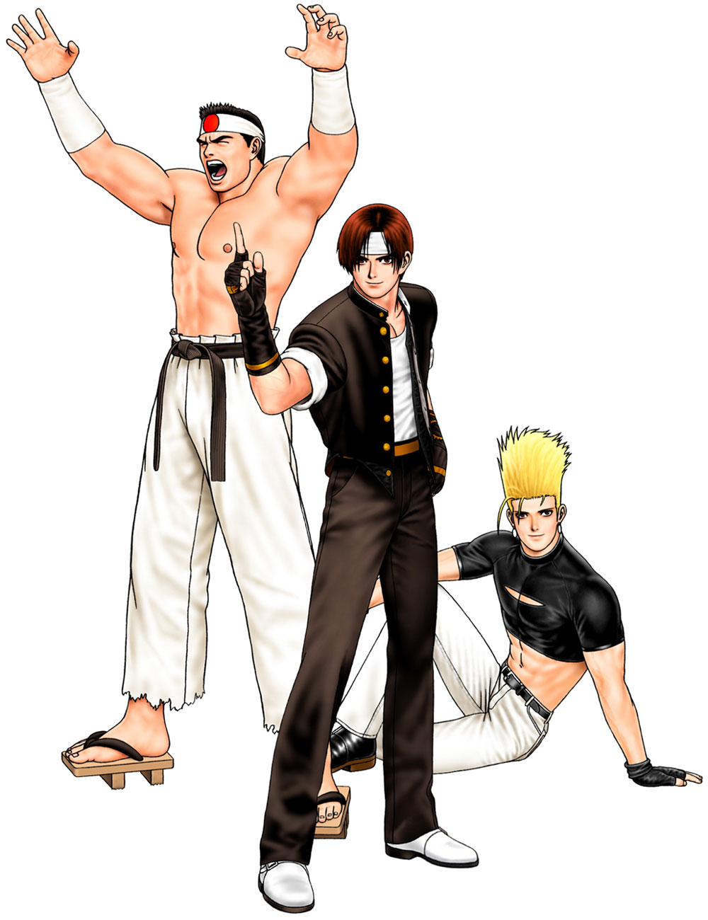 Hero Team Art from The King of Fighters '98: Ultimate Match