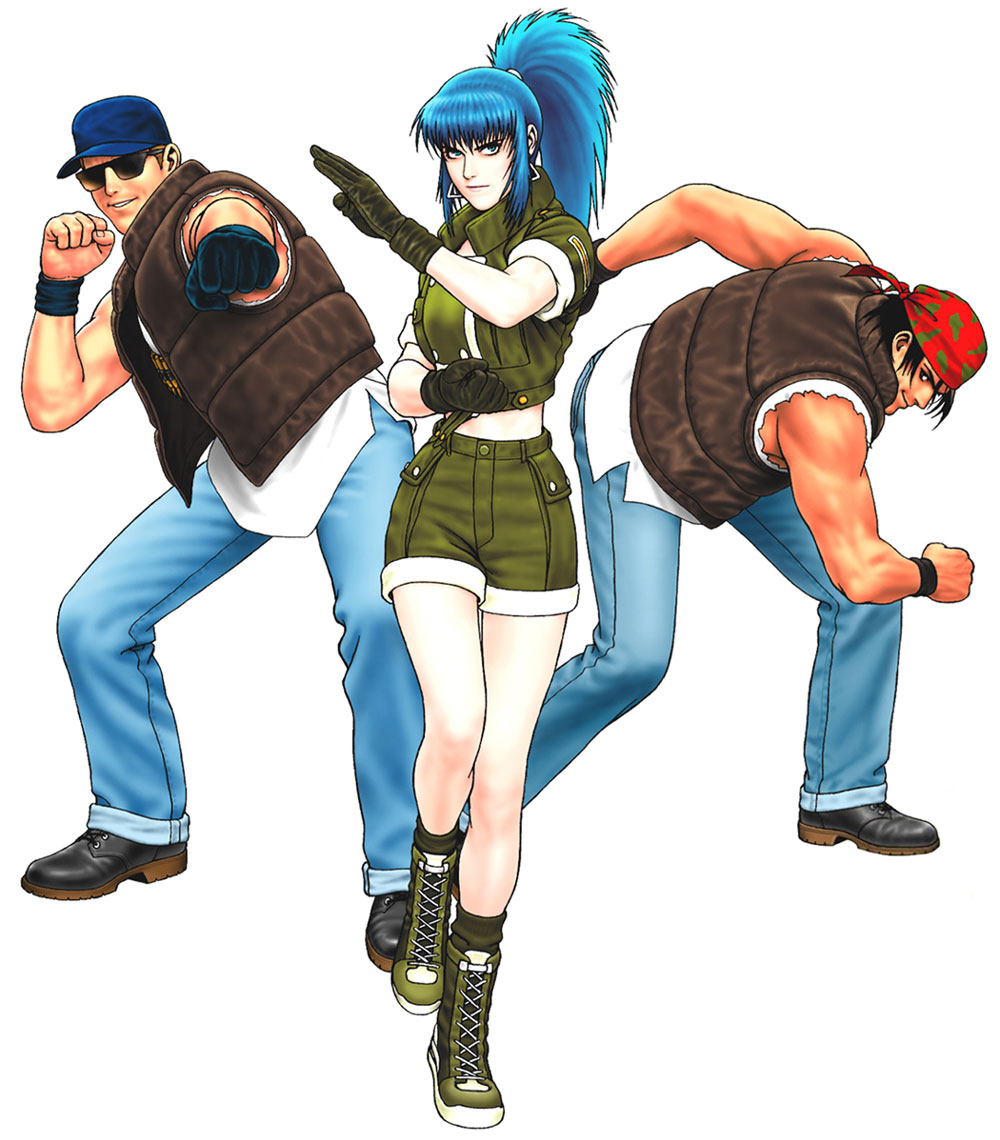Ikari Warriors Team Art from The King of Fighters '98: Ultimate Match