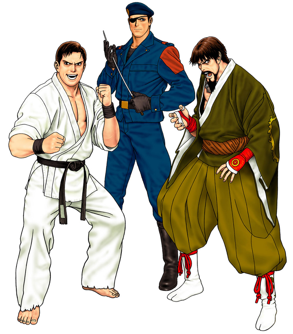 Oyaji Team Art from The King of Fighters '98: Ultimate Match