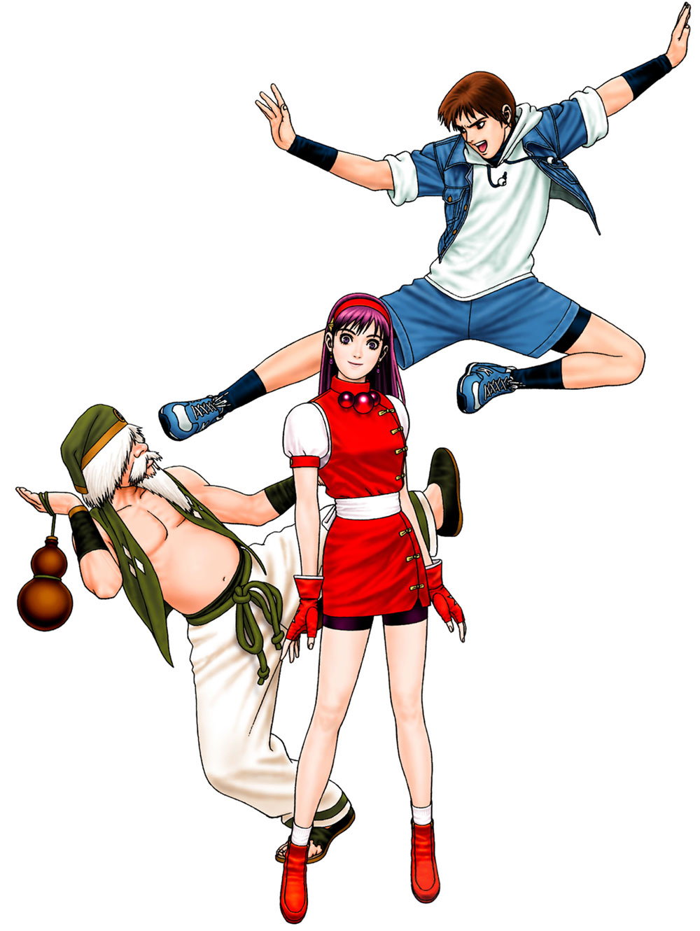 Psycho Soldier Team Art from The King of Fighters '98: Ultimate Match