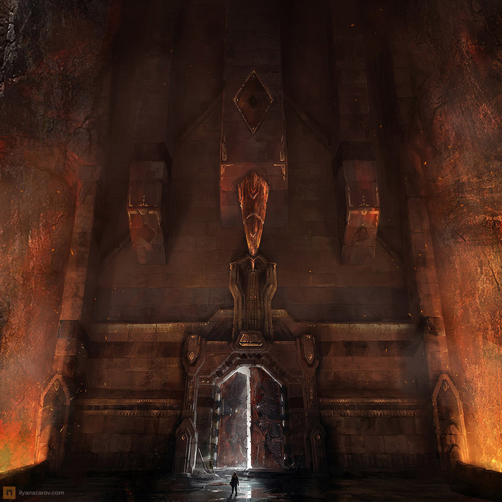 Dwarven Door Art from The Lord of the Rings: War in the North