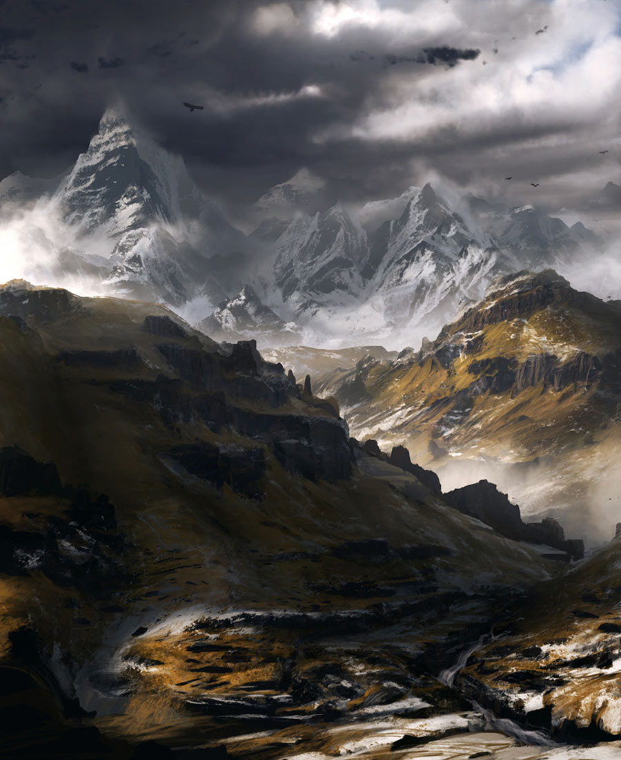 Ettenmoors Landscape Art from The Lord of the Rings: War in the North