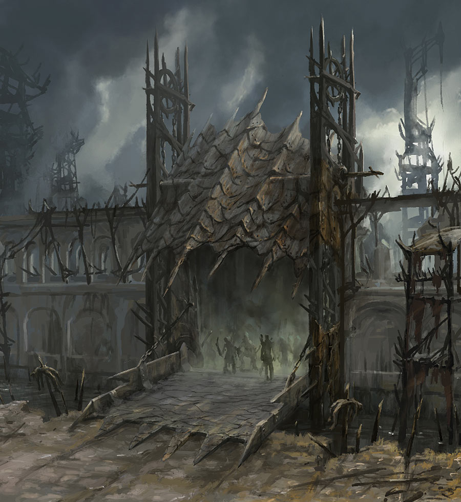 Fornost Gate Art from The Lord of the Rings: War in the North