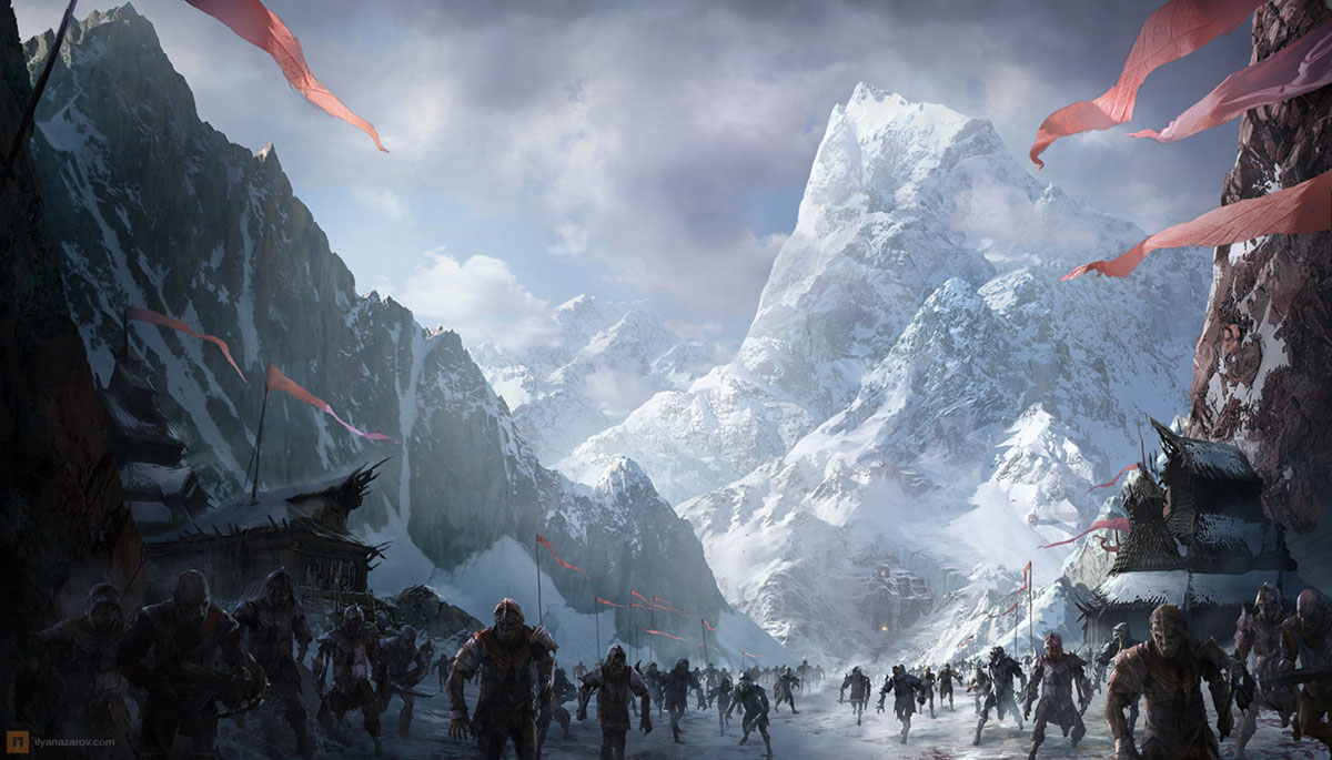 Orc Camp Art from The Lord of the Rings: War in the North