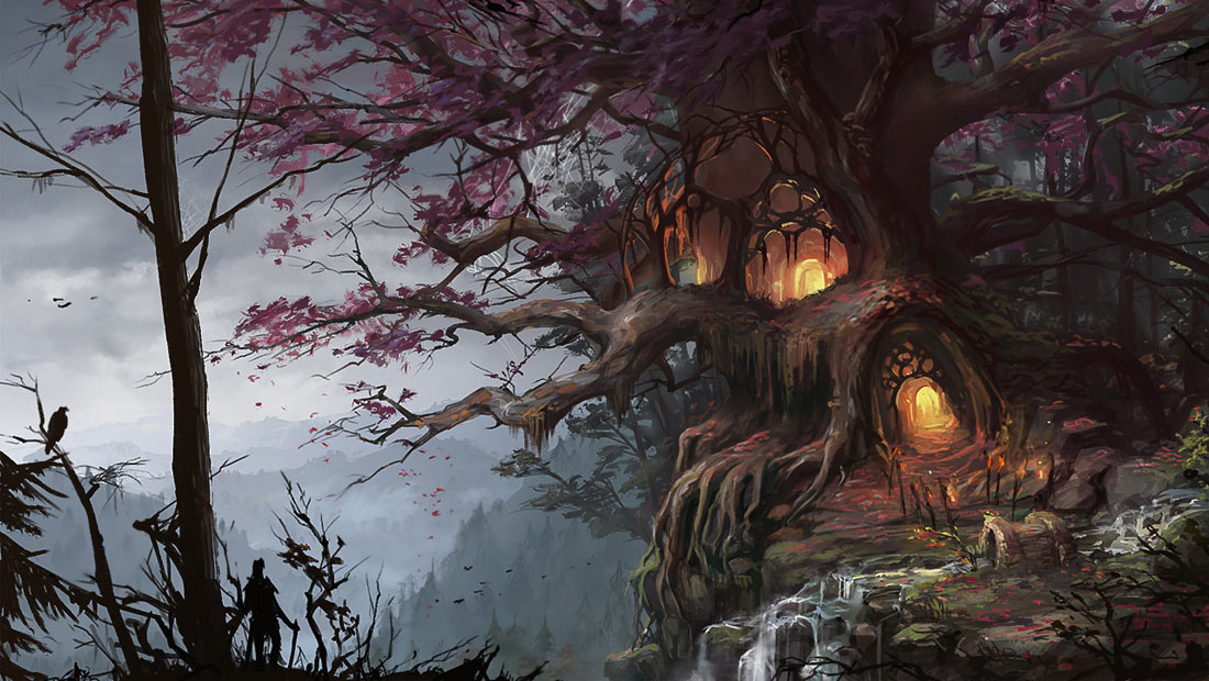Radagast's Tree Art from The Lord of the Rings: War in the North