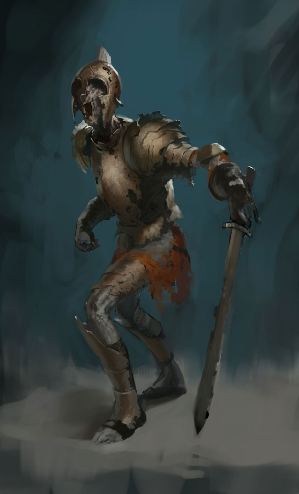 Undead Plate Swordsman Art from The Lord of the Rings: War in the North