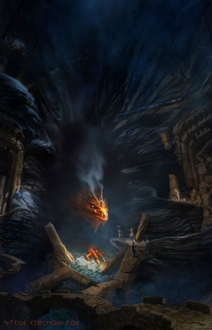 Urgost's Lair Art from The Lord of the Rings: War in the North