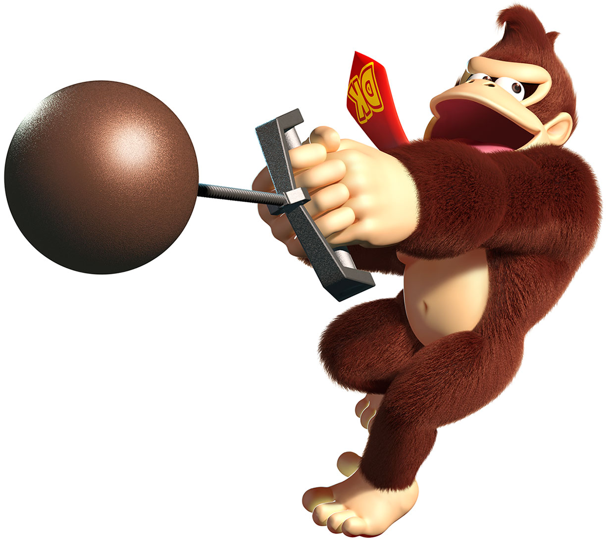 Donkey Kong, Hammer Throw Art from Mario & Sonic at the London 2012 Olympic Games