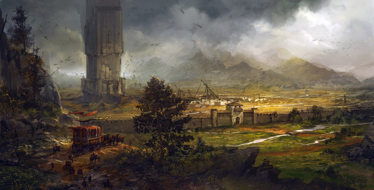 Landscape Art from Of Orcs and Men