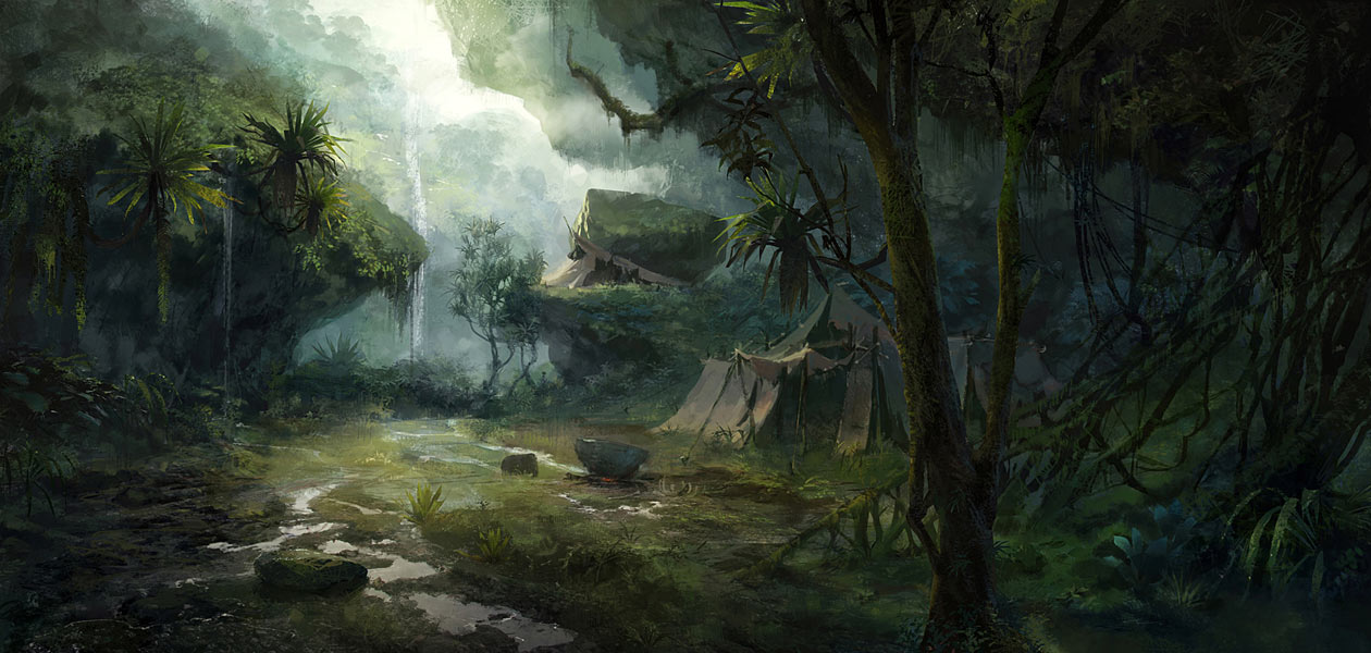Orc Camp Art from Of Orcs and Men
