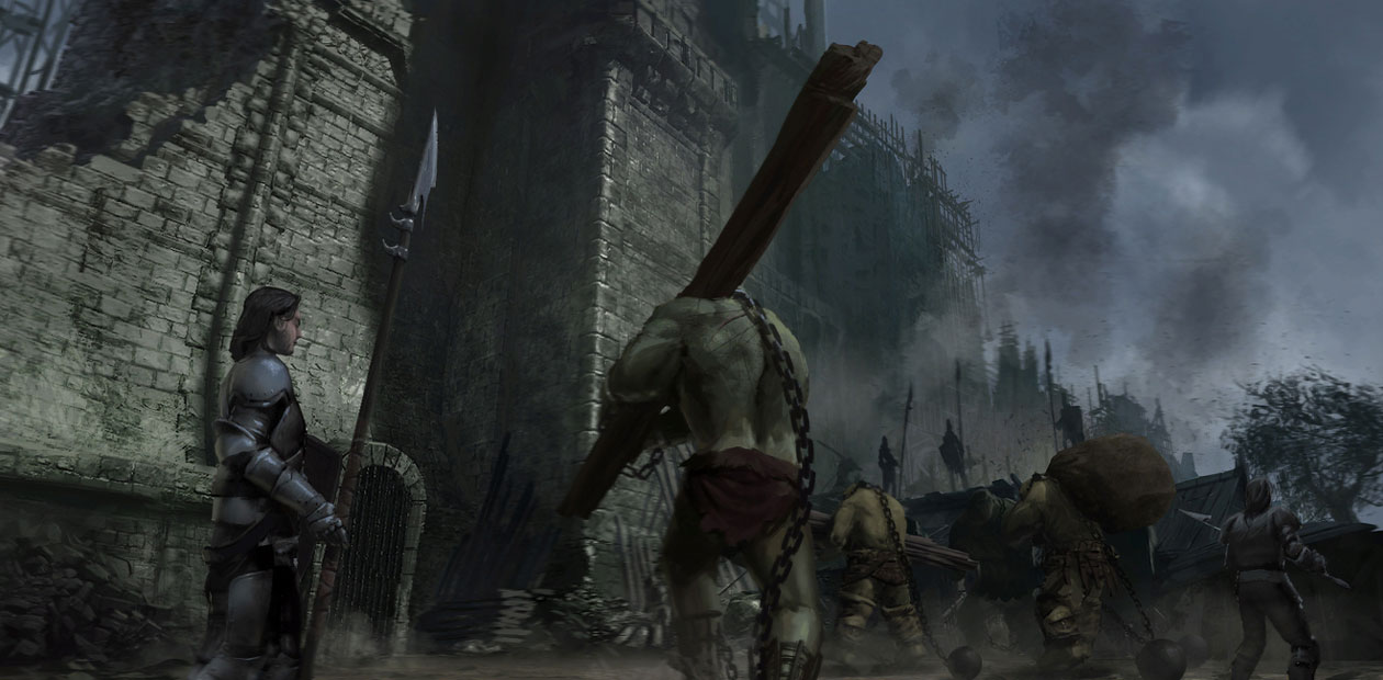 Orc Labor Art from Of Orcs and Men