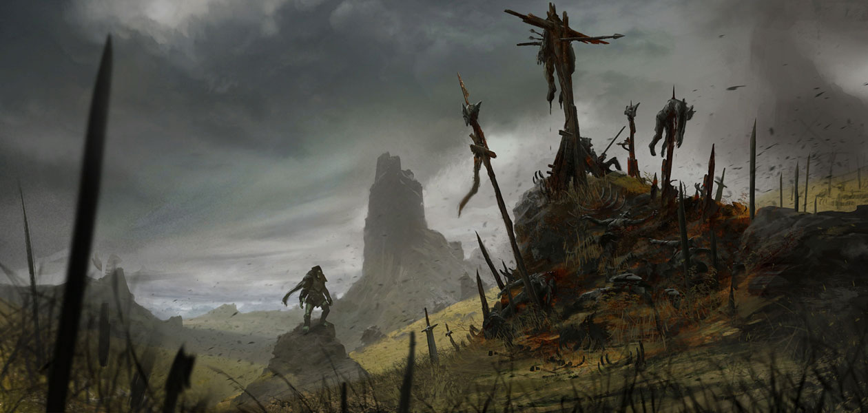 Slaughter Art from Of Orcs and Men