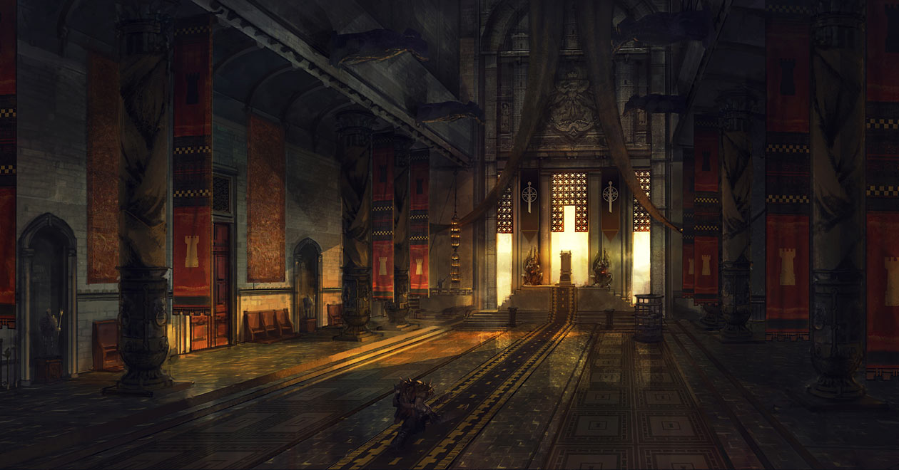 Tower Throne Room Art from Of Orcs and Men