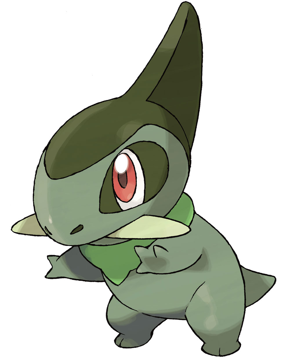 Axew Art from Pok&eacute;mon Black and White