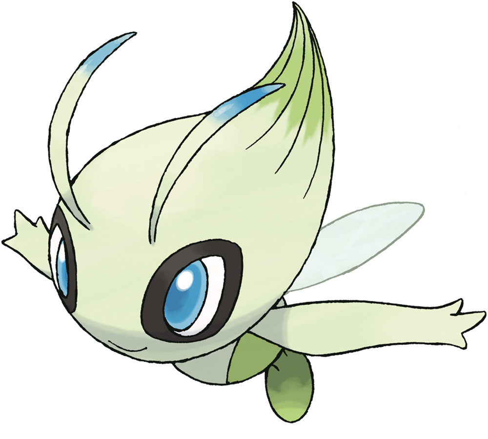 Celebi Art from Pok&eacute;mon Black and White