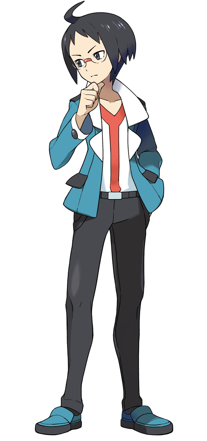 Cheren Art from Pok&eacute;mon Black and White