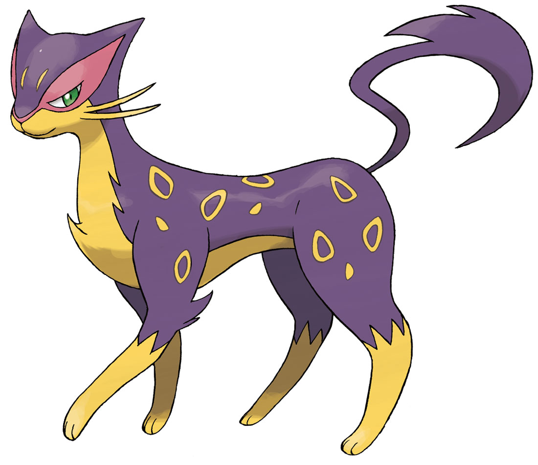 Liepard Art from Pok&eacute;mon Black and White