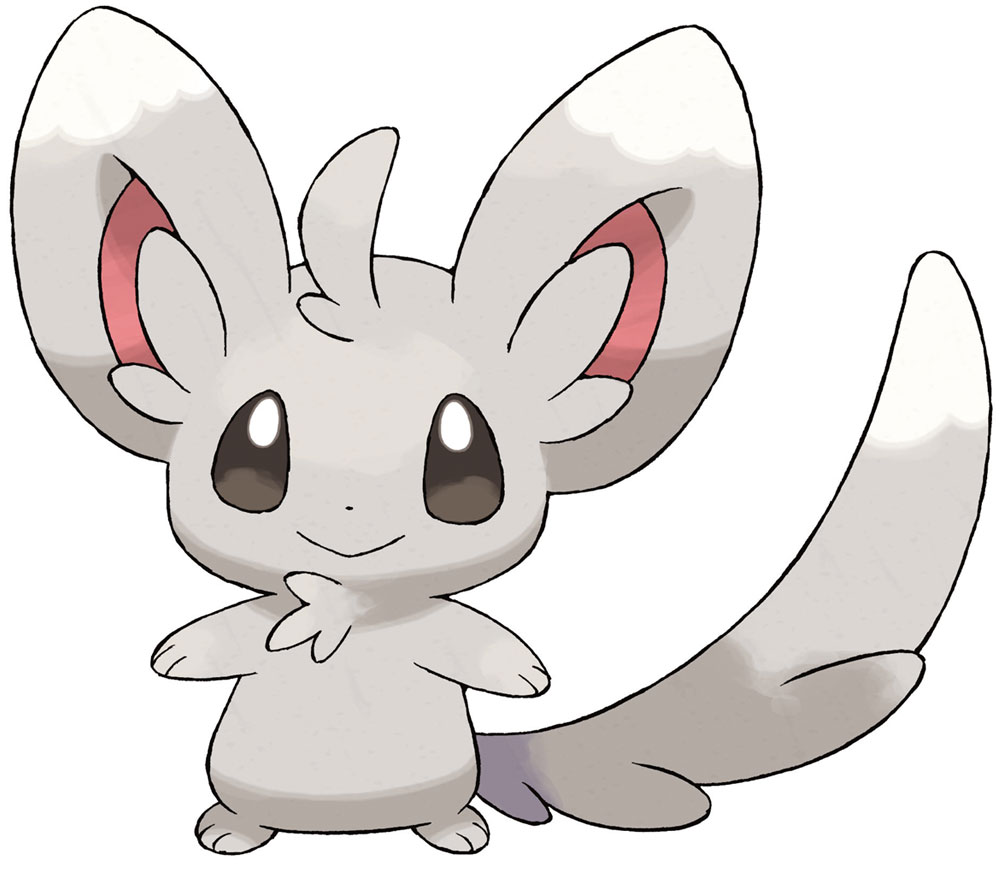 Minccino Art from Pok&eacute;mon Black and White