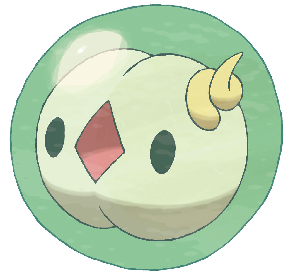 Solosis Art from Pok&eacute;mon Black and White