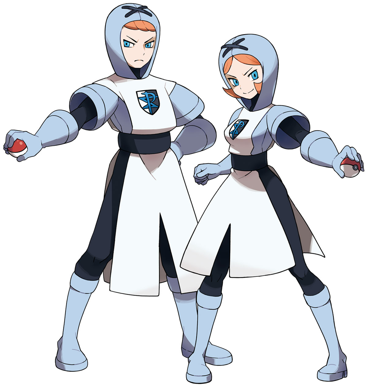 Team Plasma Grunt Art from Pok&eacute;mon Black and White