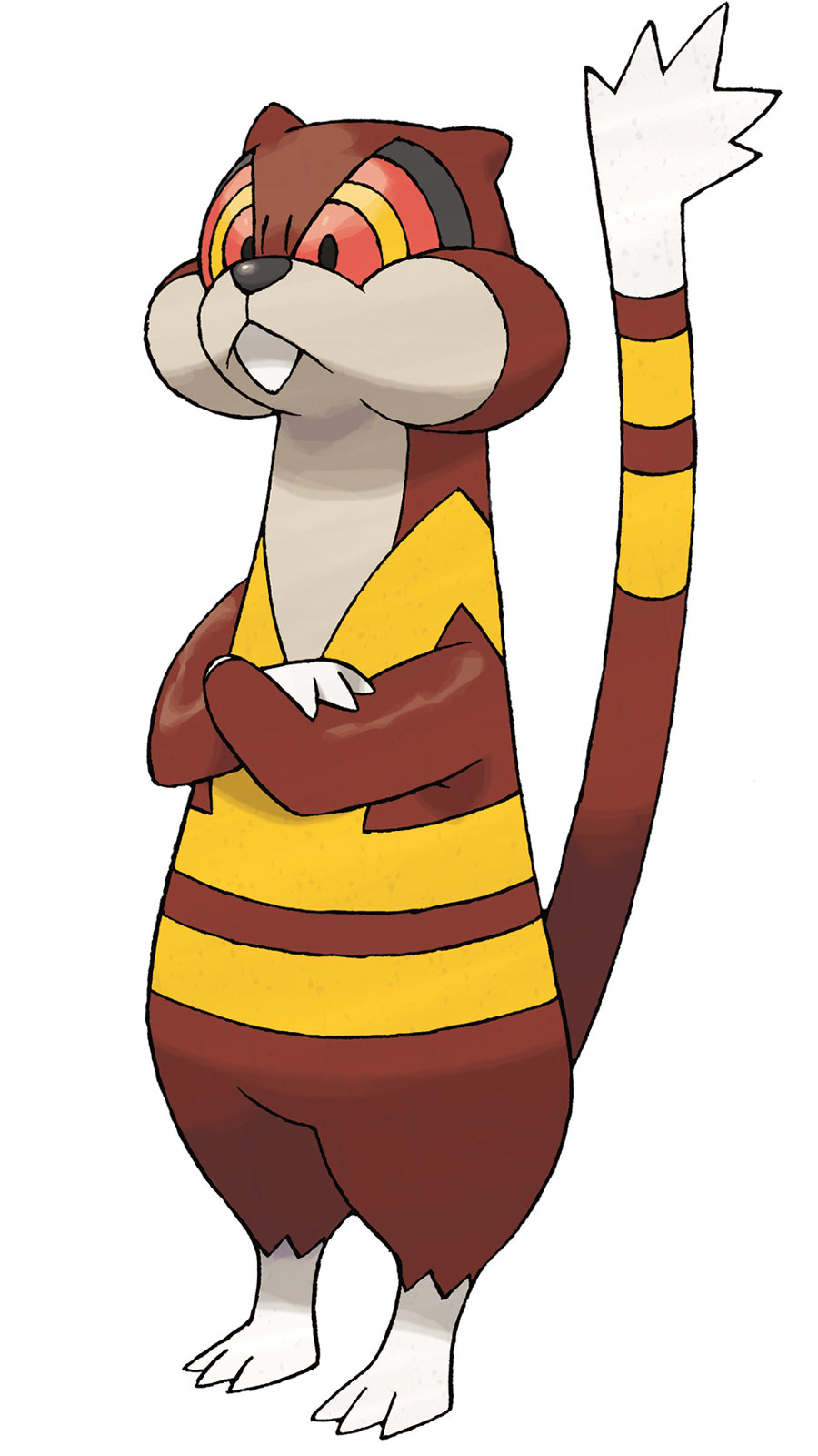 Watchog Art from Pok&eacute;mon Black and White