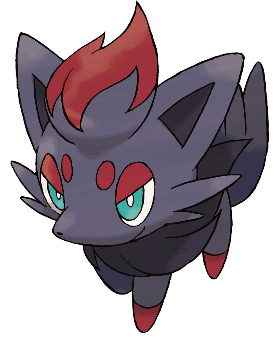 Zorua Art from Pok&eacute;mon Black and White